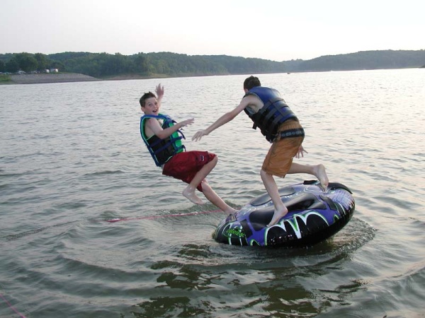 Alex takes a plunge